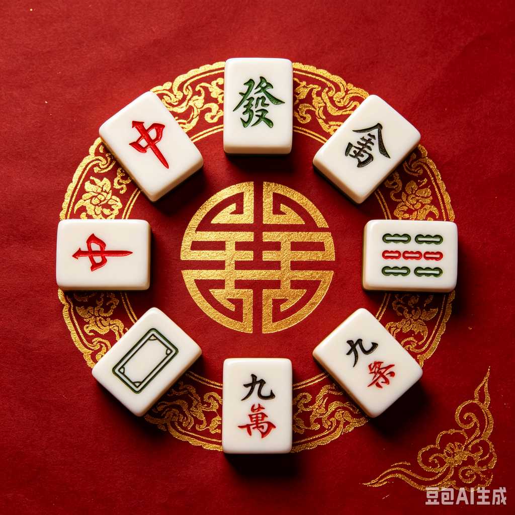 indoor leisure game mahjong set